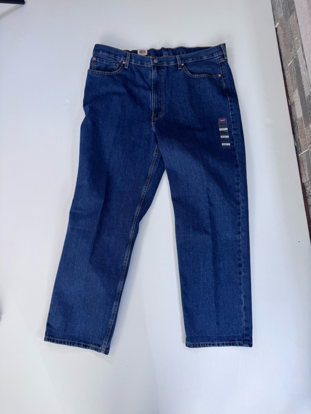 Levi’s 550 Relaxed Fit Jeans 42x32 – Classic Blue Denim – Tapered Leg – NWT